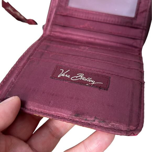 Vera Bradley Mini Sip Wallet Carnaby Print - Picture 4 of 6